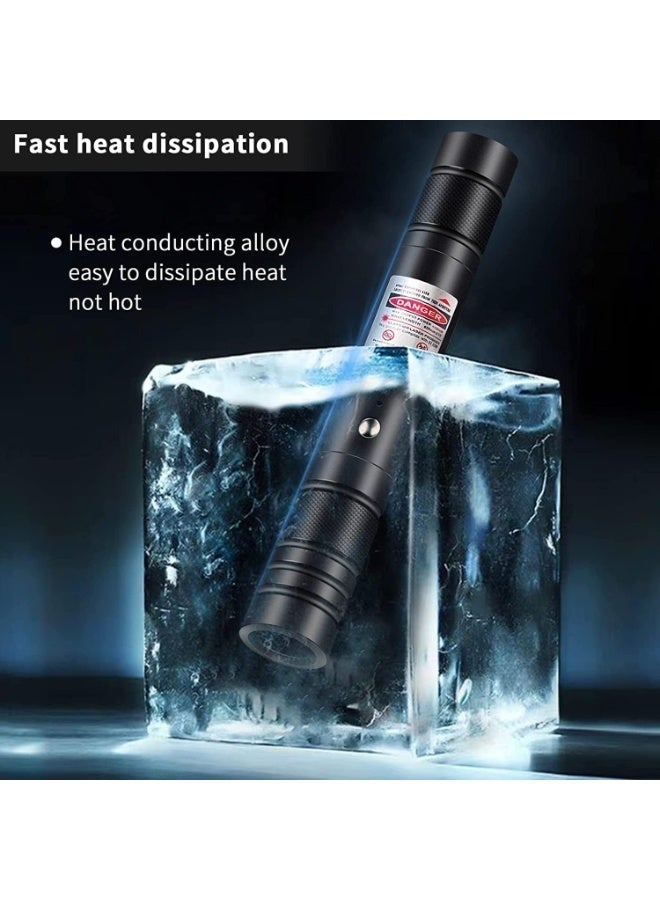 Rechargeable Green Light Pointer, Long Range Beam with Safety Key Lock, USB Charging, Green Dot Light for Presentation, Teaching, Outdoor Use & Cat Toy - Image 4